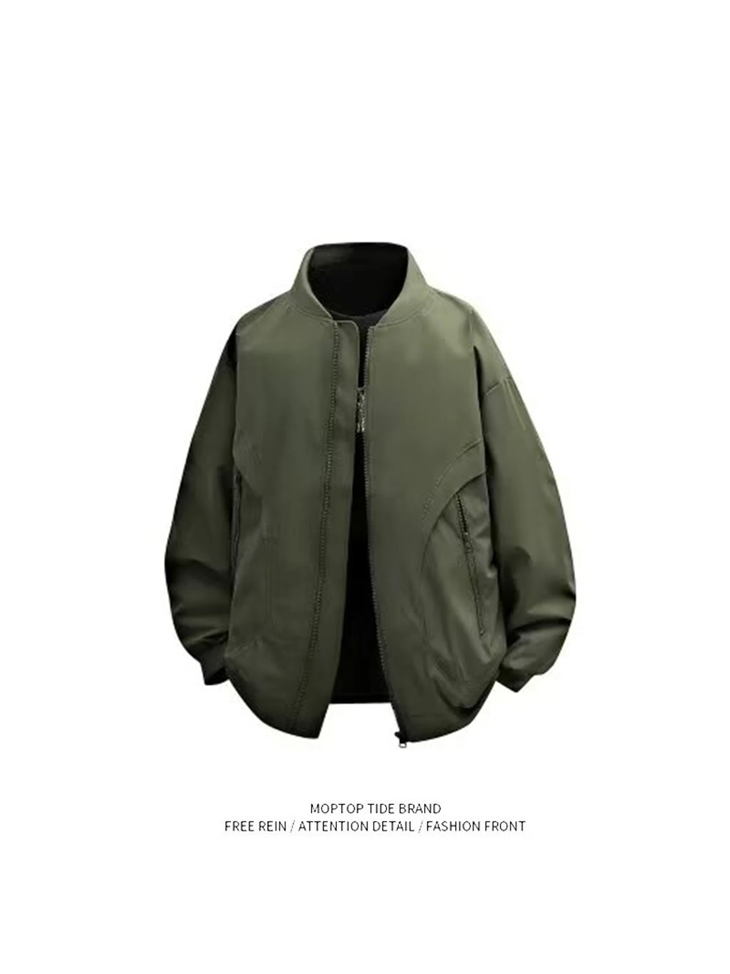 

Куртка с принтом в американском уличном стиле, весенне-осенняя, свободного кроя, из полиэстера, ветрозащитная