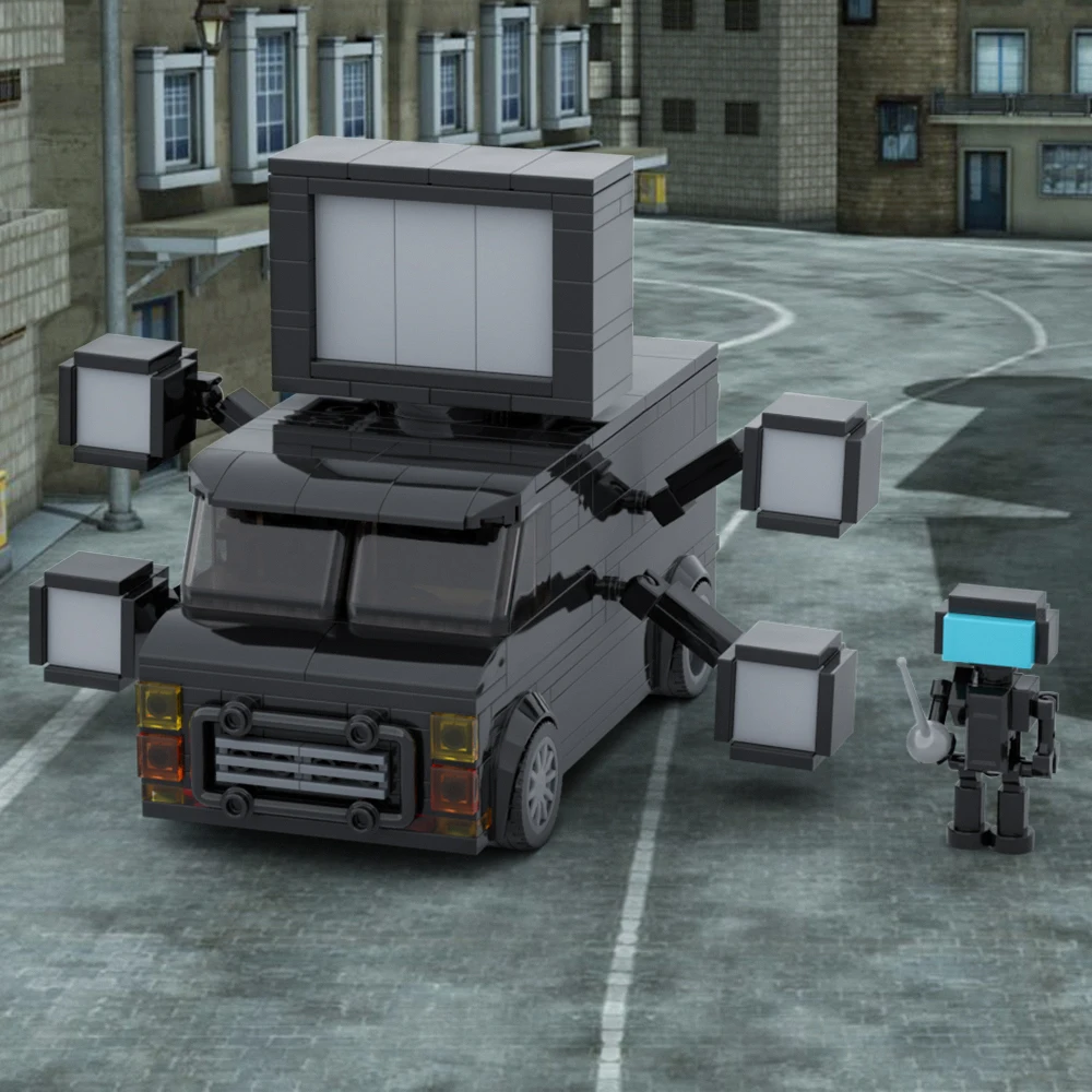 Игрушка-конструктор «танцующий человек» ван скибиди