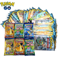 Random 9Pcs/Bag Pokemon Cards Pikachu Colorful Card Set GX Tag Team Vmax EX Game Trading Collection Card Game Party Games Gifts