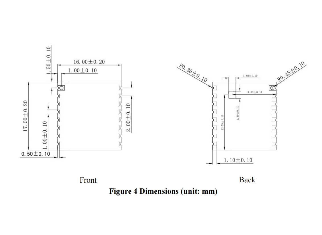 LoRa Wireless Communication Module Ra-01SCH-P/10km Ultra Long Transmission Distance/868-930MHz SPI Interface