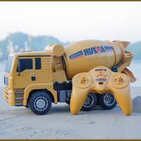 In Stock HUINA 1333 1/18 RC Concrete Car Mixer Truck RTR 2.4G 6CH Radio Control Truck Tractor Outdoor RC Toys For Boys Gift