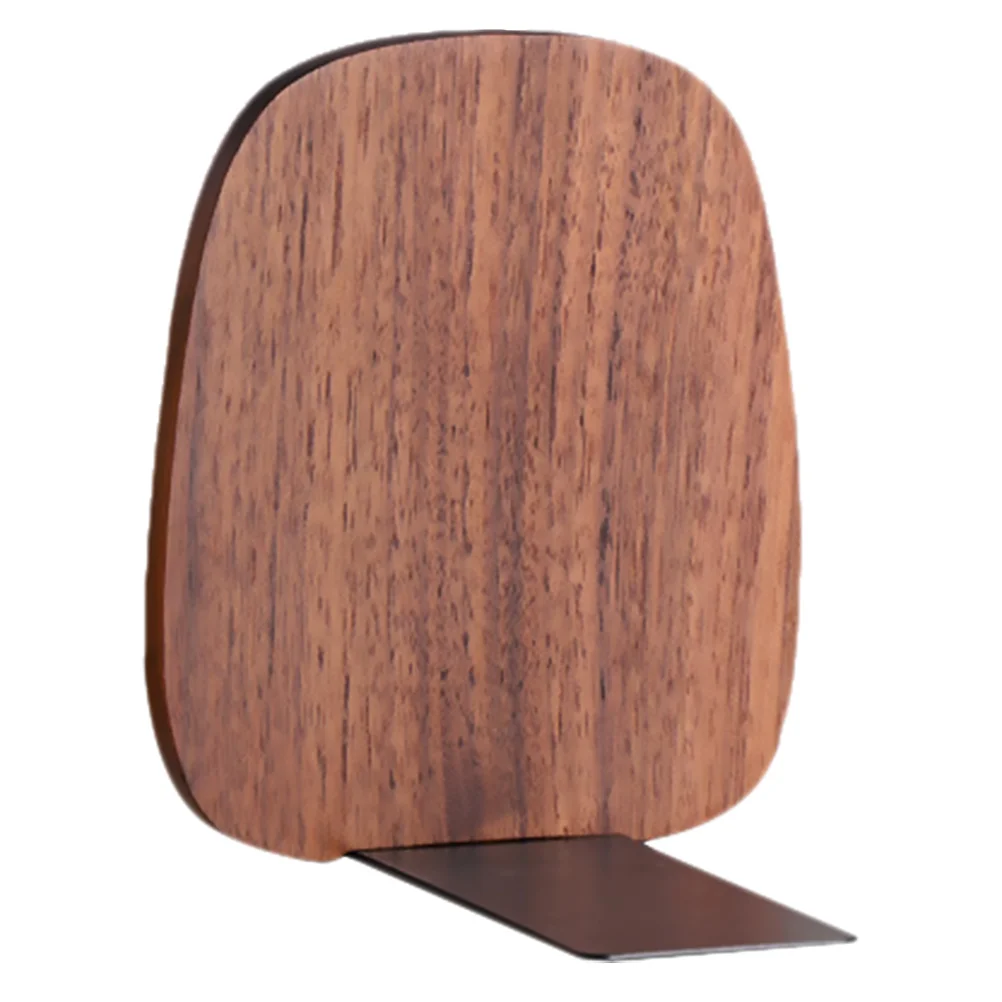 

1Pcs Wooden Bookend Stable Book Stand for Office Study Room Library Books Magazine Organizer Book Support