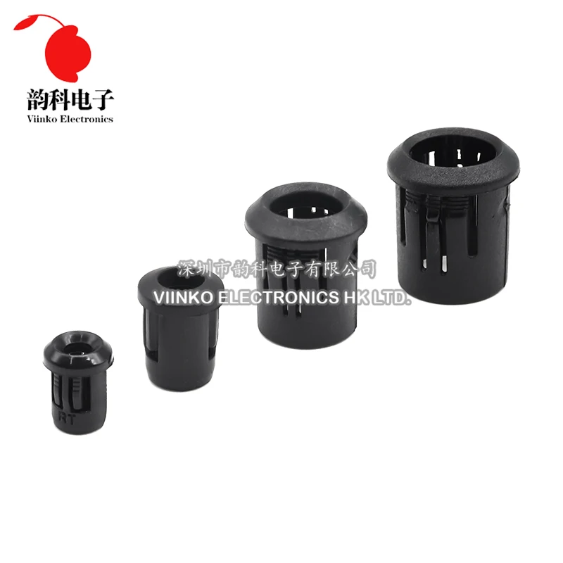 10pcs Black Plastic Lamp Bases 3mm 5mm 8mm 10mm LED Diodes Holder Black Clip Bezel Socket Mount DIY Light Emitting Diode