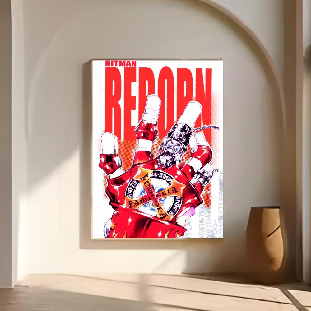 Anime - H-HITMAN REBORNS Poster Canvas Wall Art Poster for Bedroom Living Room Home Decoration