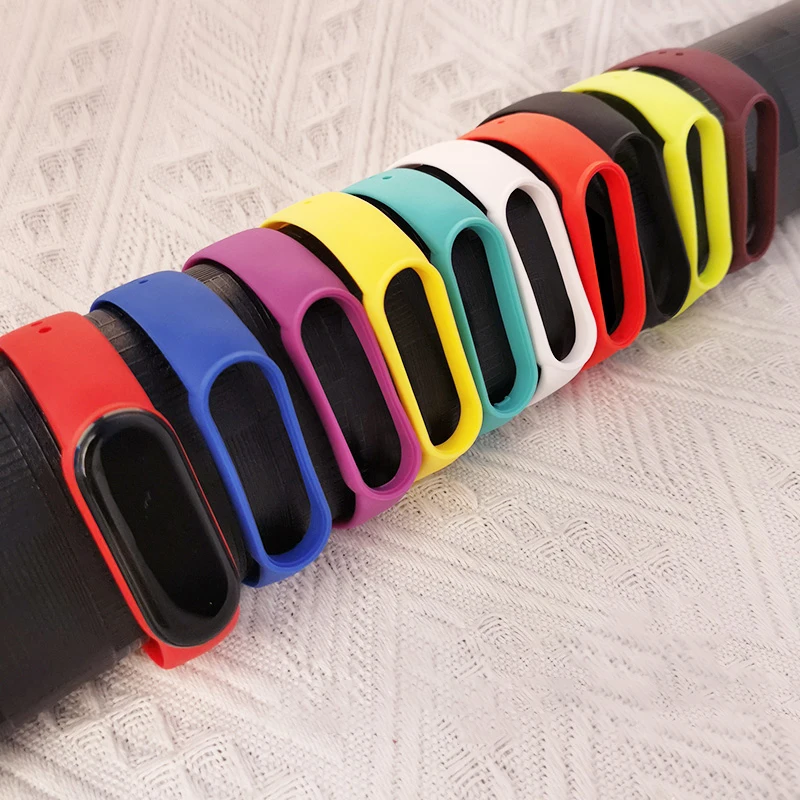 샤오미 미밴드 7 실리콘 스포츠 시계줄, 미밴드 5 6 NFC 교체용 팔찌 스트랩