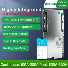 Jiabaida Build-in BT 10S 13S 14S 15S 16S 20S 21S 36V 48V 60V 72V Li Fe PO4 Li-ion Smart BMS 100A 120A 150A 200A with Heating - Ali Express 44