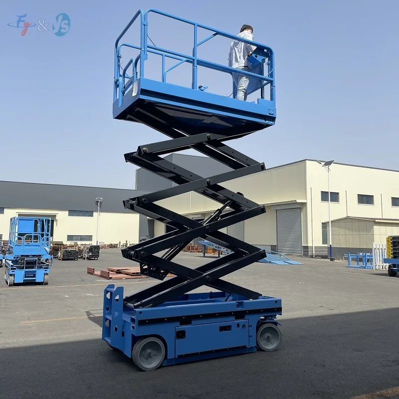 High Quality 9m 10m 12m Lifting Height Electric Scissor Lift Suitable for Aerial Work
