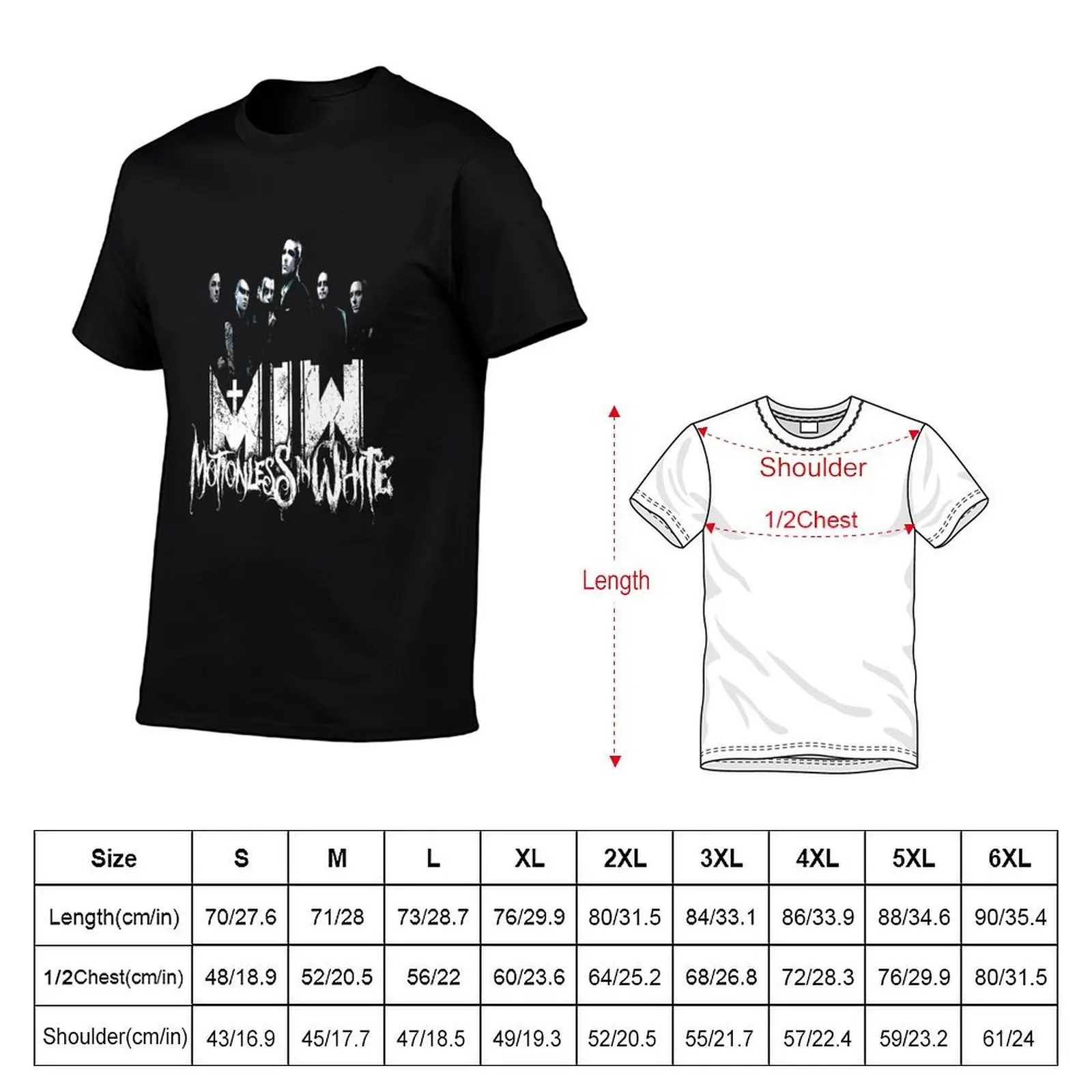 UK Tour Motionless Creatures Trending Motionless T-Shirt Louboutins summer clothes black t shirts for men