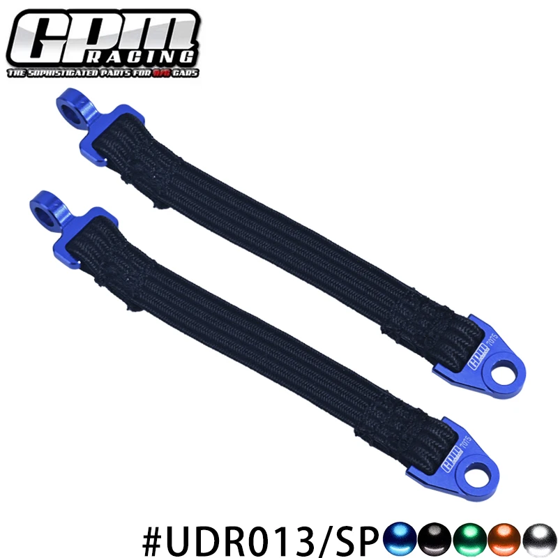 GPM Rear Suspension Travel Limit Straps 108mm 1/7 Unlimited Desert Racer-85076-4 TRAXXAS