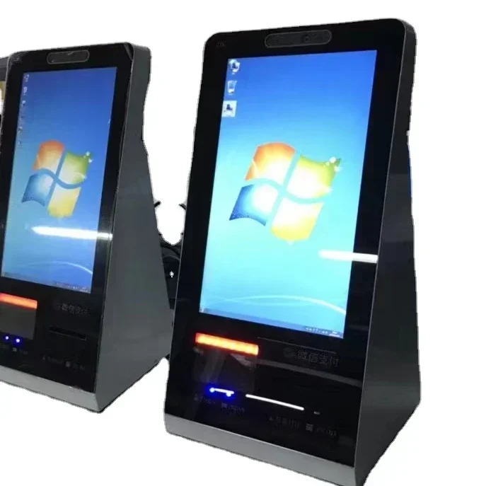 2026 Premium  Self service windows system touch screen payment kiosk self checkout cashless kiosk machine nfc card reade