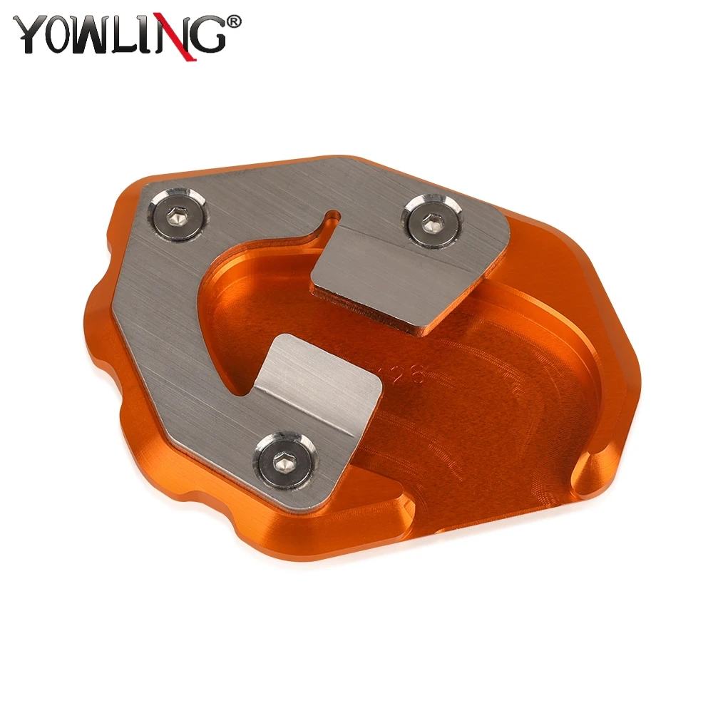 Motorcycle Kickstand Extension Foot Side Stand Pad Support Plate Enlarge Fit For 1290 Super Duke R Evo 2019 2020 2021 2022 2023