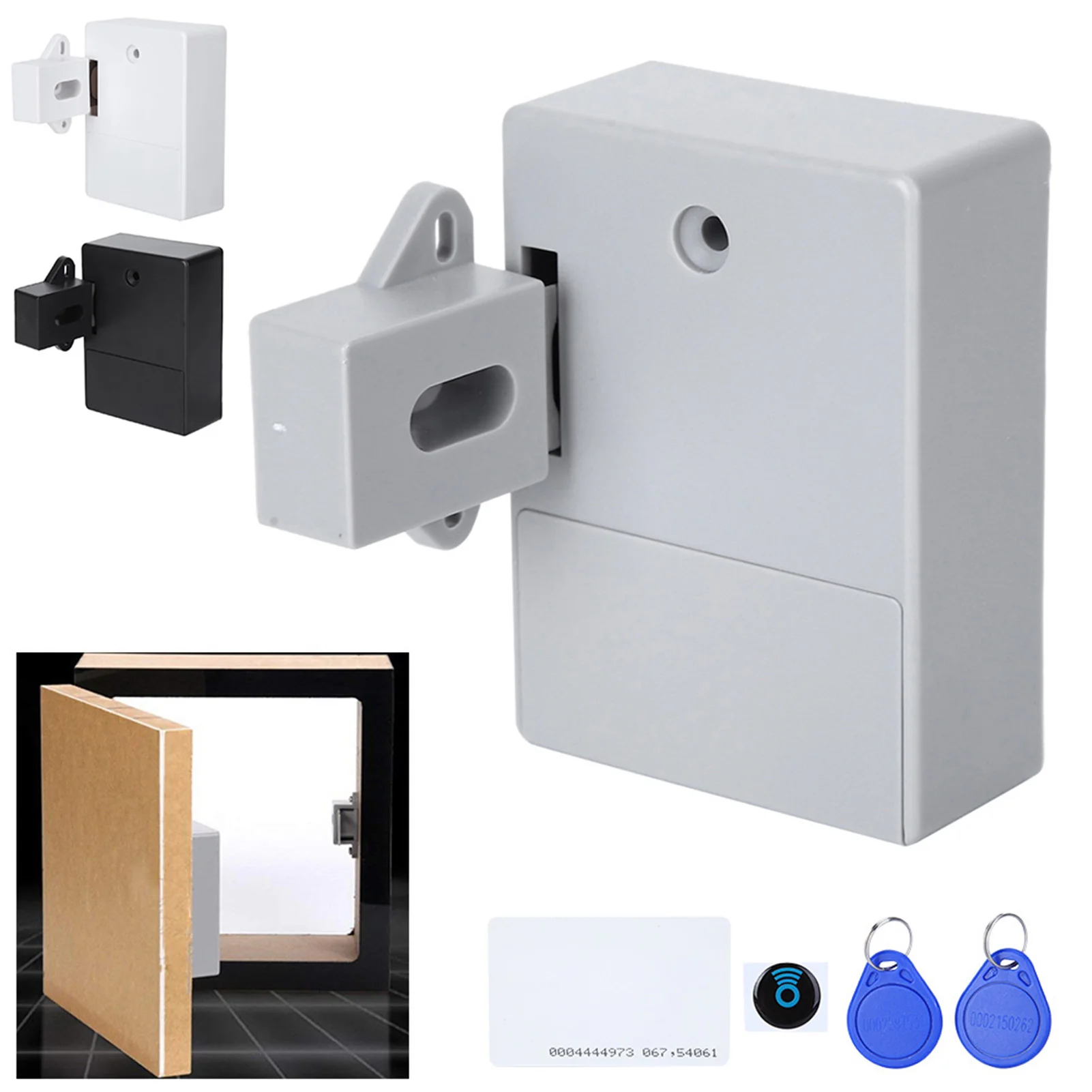 125KHz Smart Cabinet Lock Elektronische Rfid-Kaart Openen Geen Boor Voor Garderobe Saunaclocker Kast & #8209 Elektronisch Kastslot