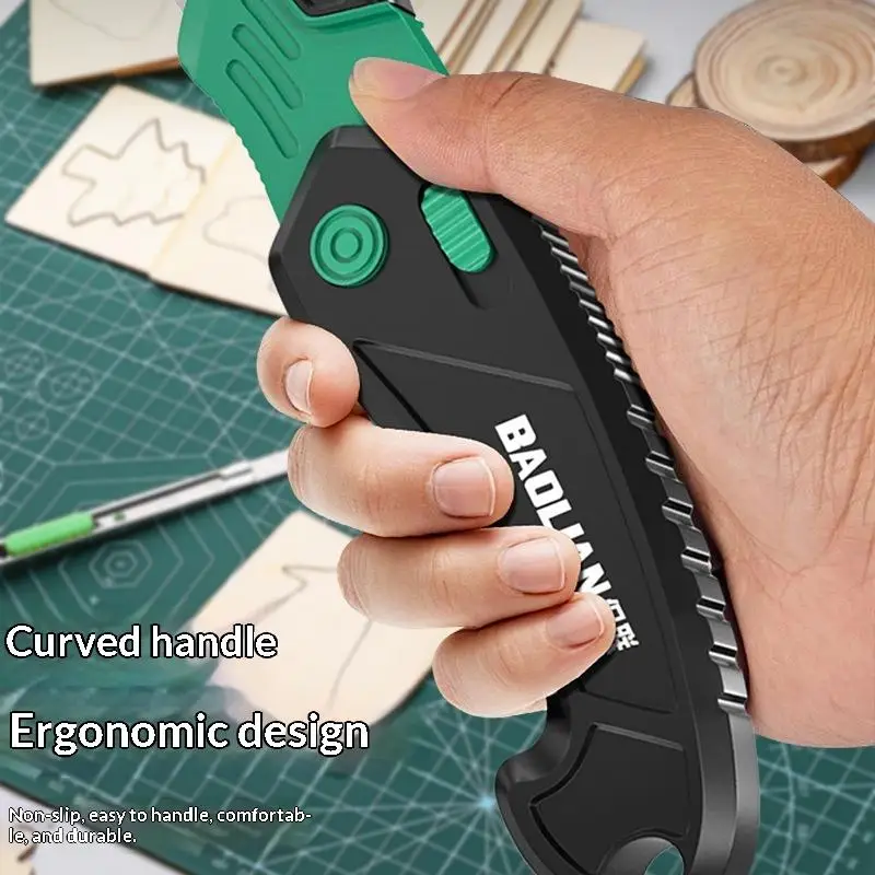 ~Foldable Art Knife Home Office-Specific Anti-Shock Labor-Saving Leather Carpet Cutting Knife Multi-Function Craft Knives