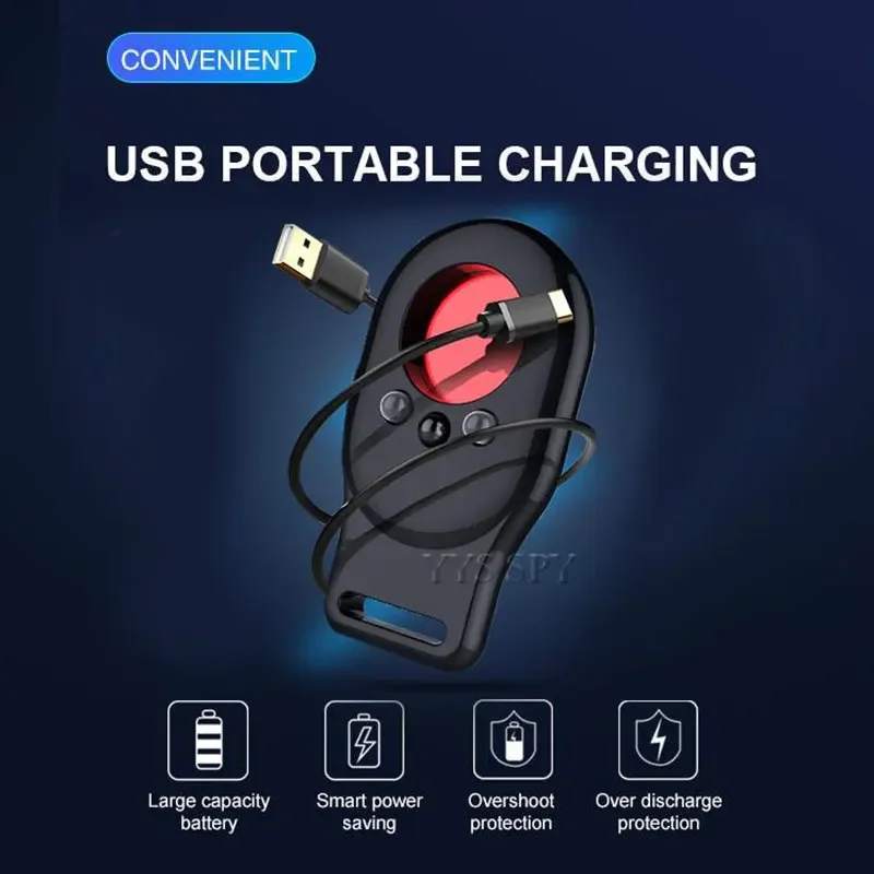 Anti Spy Mini Rilevatore telecamera nascosta Gadget di spionaggio Hacking Gagets Dispositivo di ricerca Protezione di sicurezza domestica Segnale RF Rilevamento di insetti