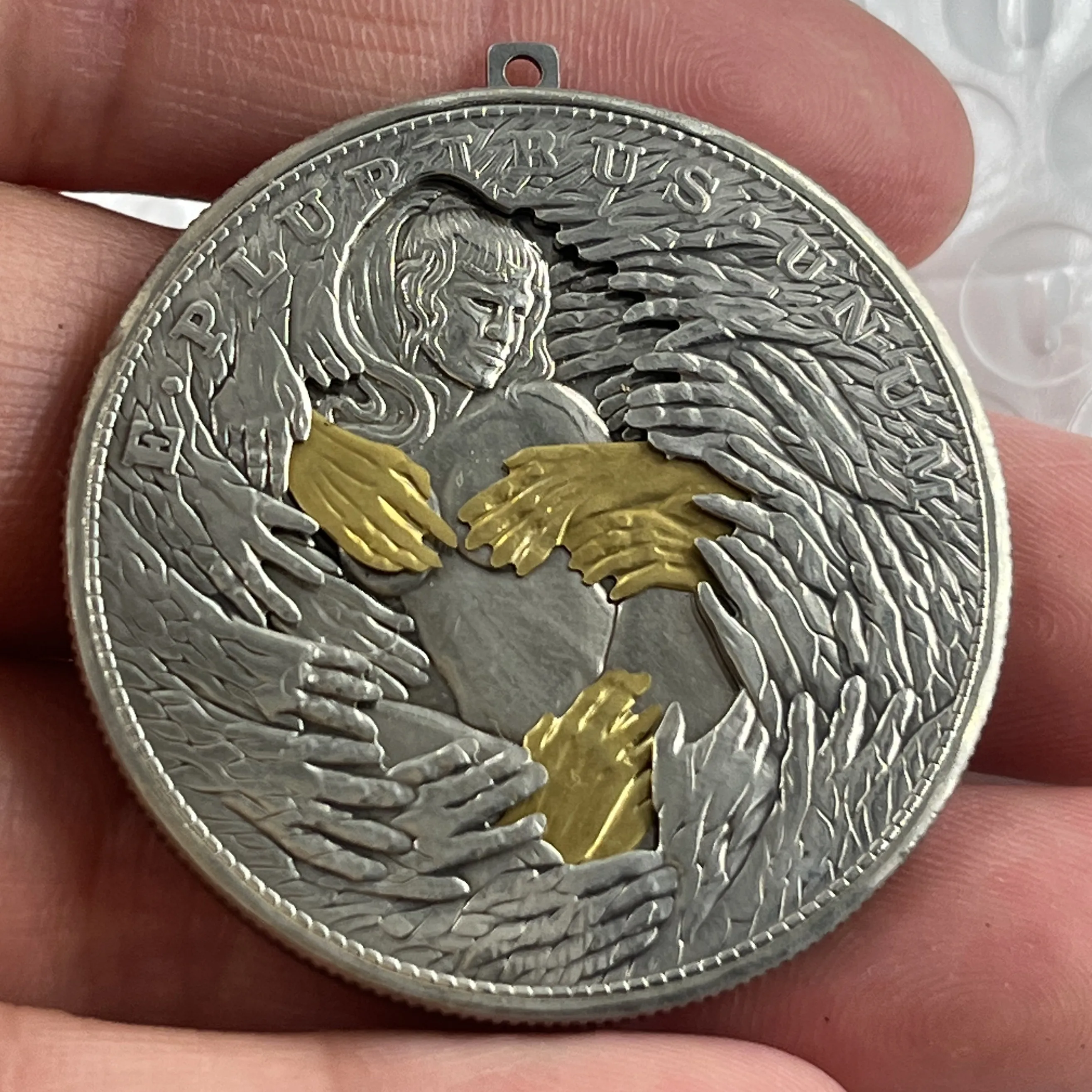 Moving Mechanism Coin Sexy Girl Hobo Nickel Morgan Dollar Amazing Art Creative Gift Replica