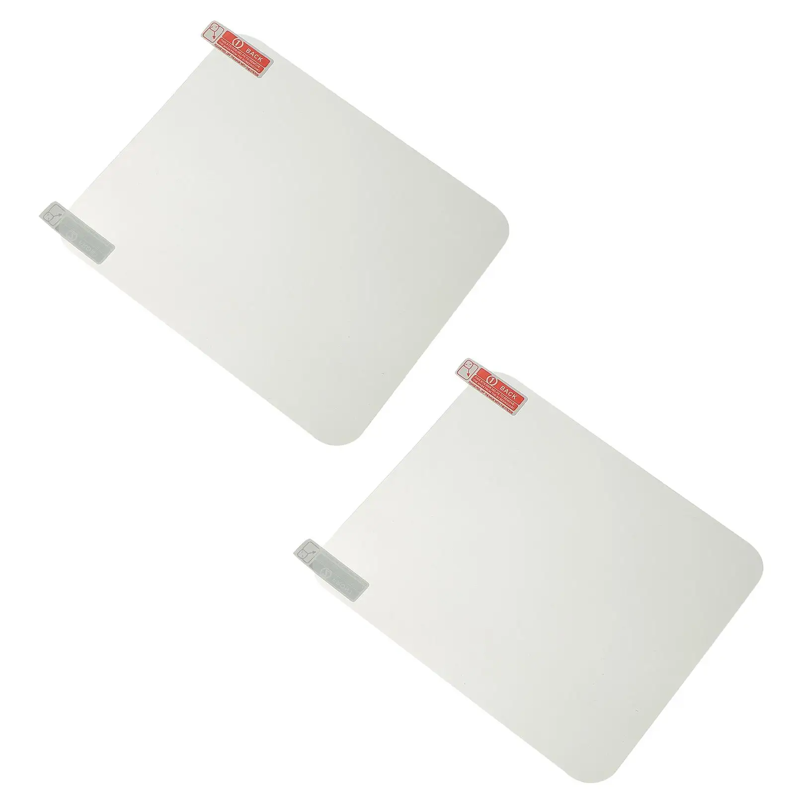 

2Pcs Reflective Film 150x130mm Clear Display Navigation Pet Screen No Glue Reusable High Definition Windshield Car