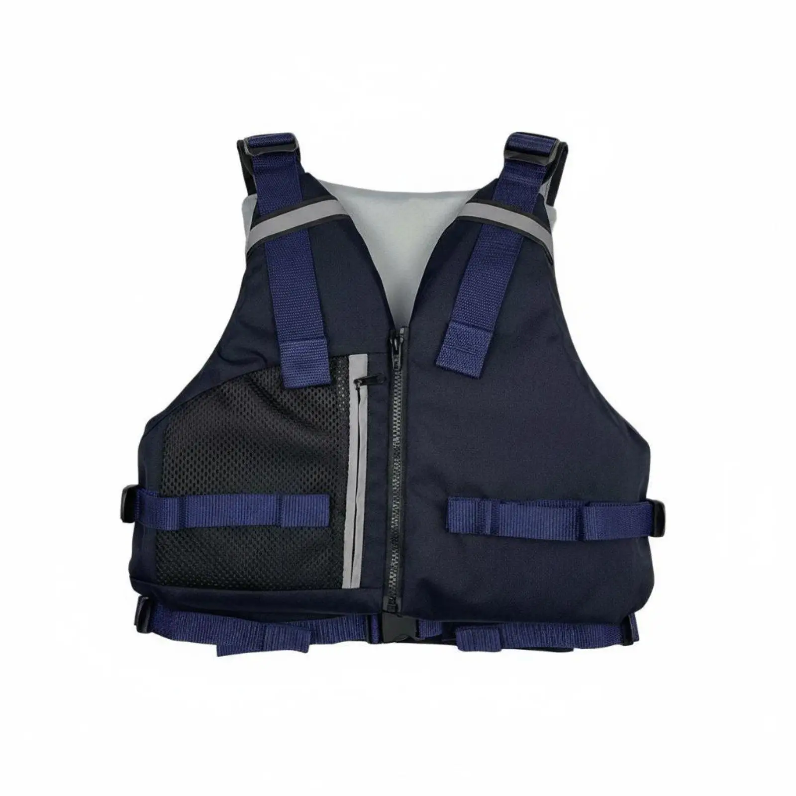 Adult Flotation Vest for Water Sports Kayaking and Angling with Open Arm Design and Adjustable Side Straps for Unrestricted