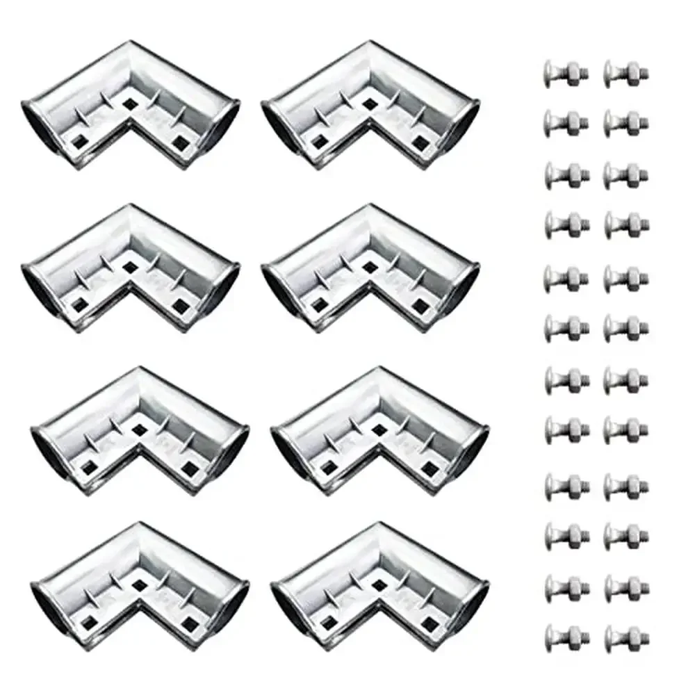 

Aluminum Chain Link Fence Gate Hinge 1-3/8" Self-Closing Gate Hinge Outdoor Pipe Fitting 4 Pack
