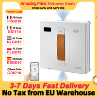 Robot Window Vacuum Cleaner ABIR WD8, Dual Water Spray, AI intelligent Wipping, Updated Laser,Smart Home Glass Wall Washing