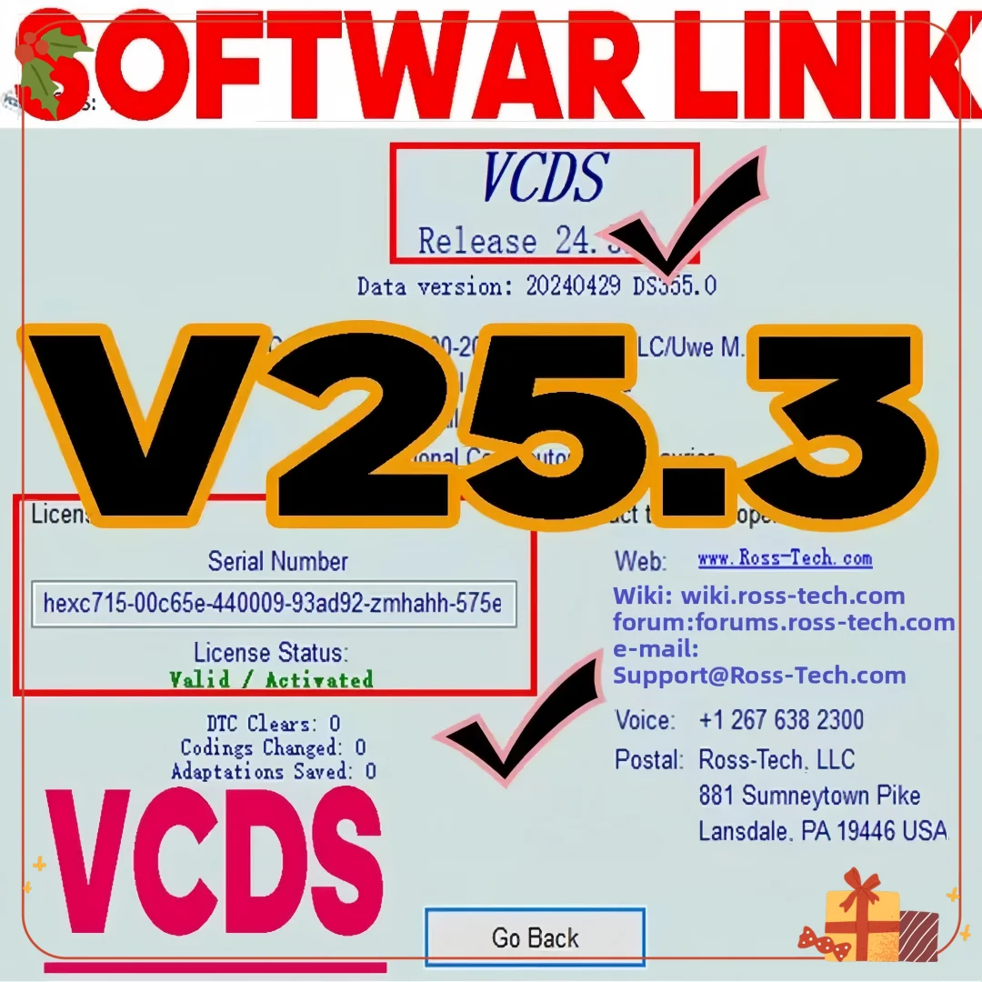 

Сканер VAG COM VCDS OBD2 HEX V2 с USB-интерфейсом Обновление программного обеспечения для VW Audi Skoda Seat — поддерживает неограниченное количество VINs Multilingua