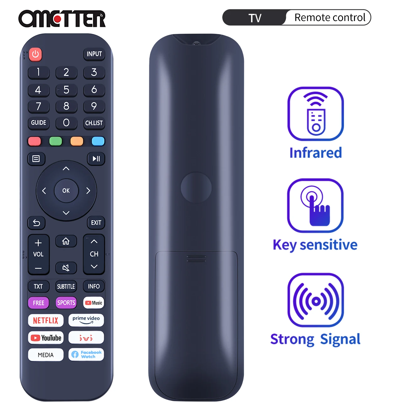 

New EN2AN30H for Hisense 65a9h 65" 4k Smart TV Remote Control