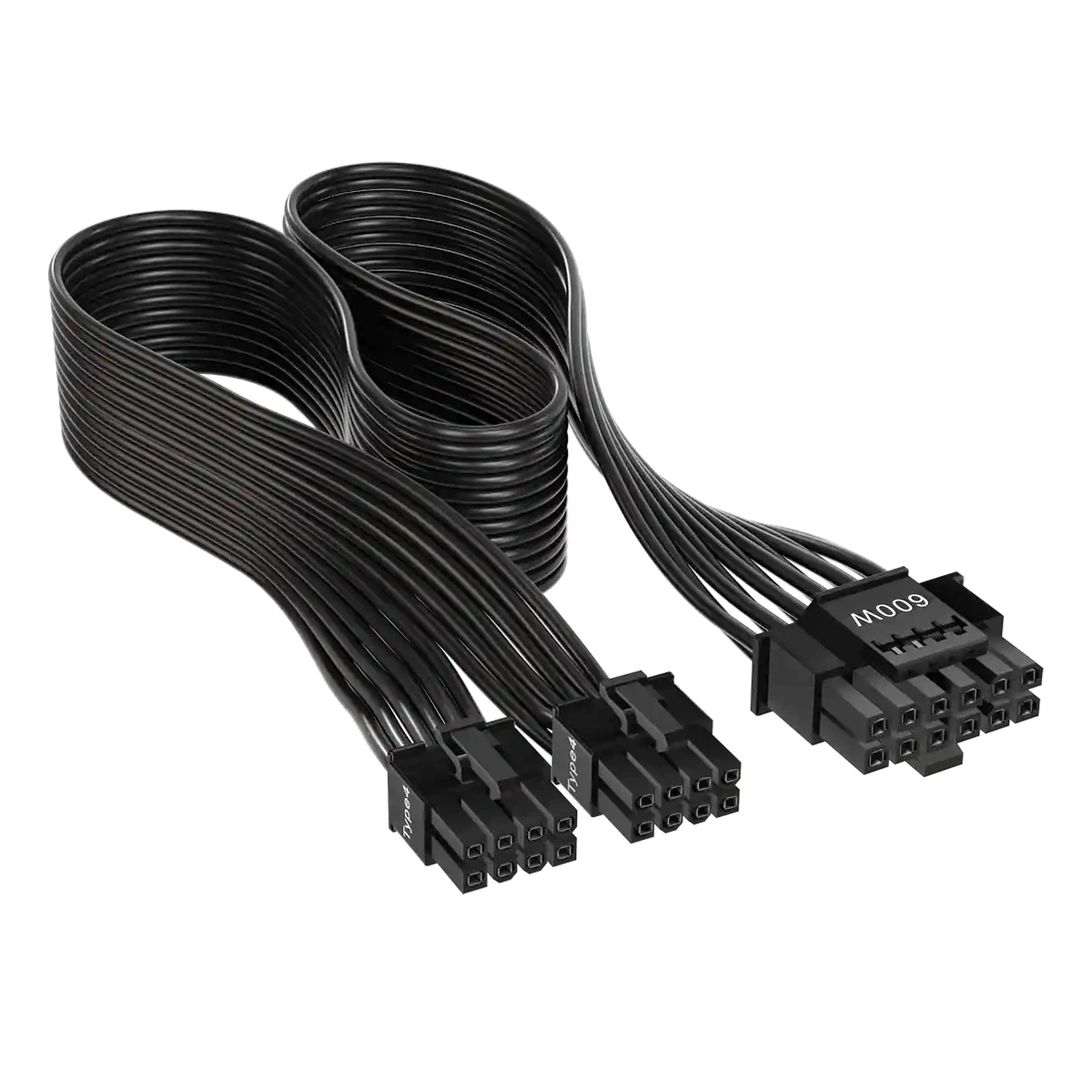 12VHPWR pequeño 12P 4P PCI-E5.0 cargador de tarjeta gráfica Cable 3080 3090 Ti versión 16P módulo adaptado para RTX 3090 Ti y 40 Se