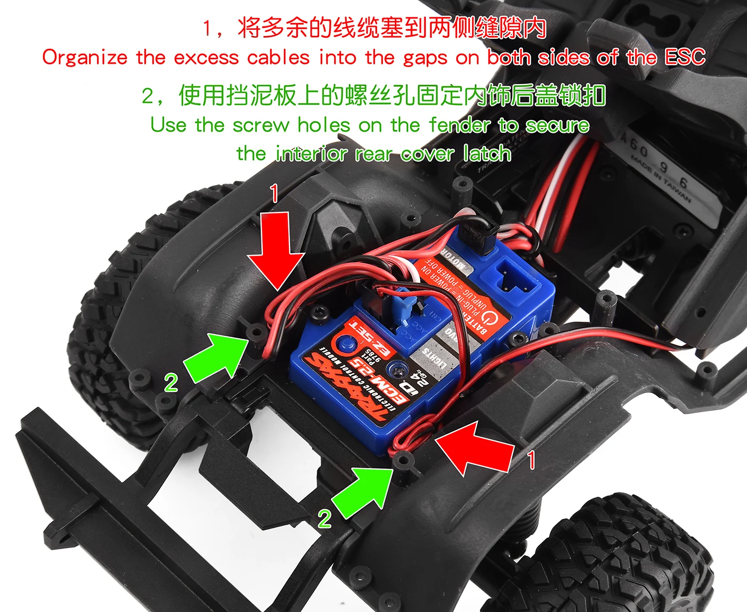 1/18 Innenraum 3D-Druck Sitze/Mittel konsole/Kotflügel für Traxxas Trx4-m Bronco Trx4m RC Crawler Auto Upgrade Zubehör – Detail 25