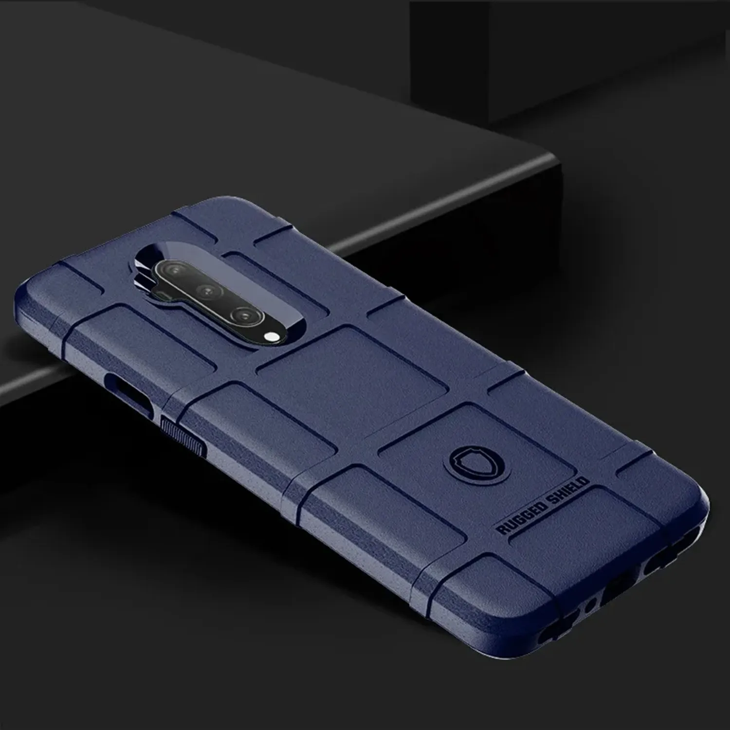For Oneplus 7T Pro 1+7tpro One Plus 7t pro Silicone Shield Case Armor Heavy Back Cover for oneplus7t pro Shockproof Matte Cases