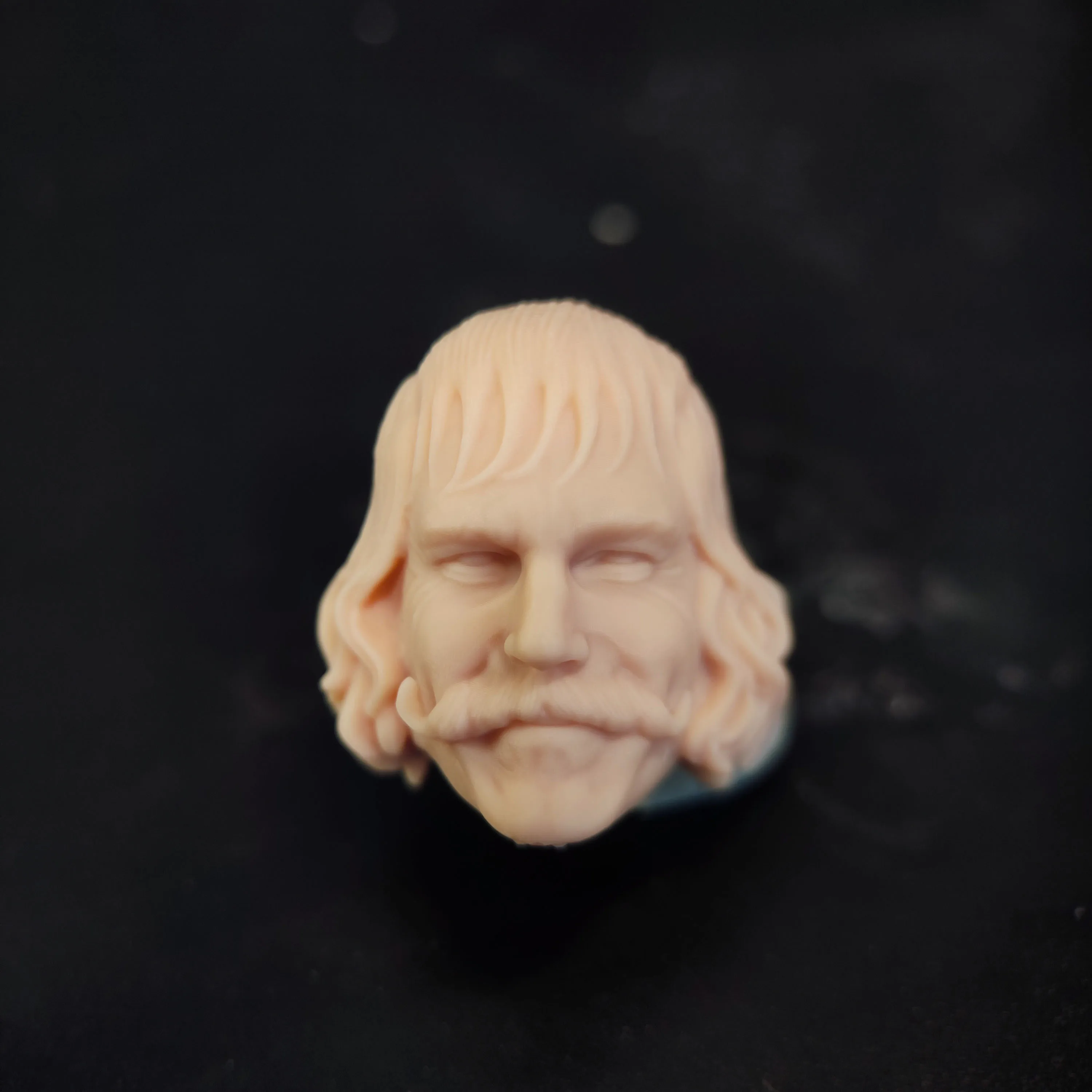 HL1746 DIY Customized 1/18 1/12 1/10 Scale Unpainted Head Sculpt for 3.75