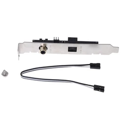 SPDIF Optical And RCA Out Plate Cable Bracket For Asus Msi Gigabyte Motherboard