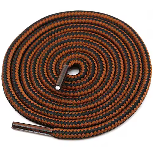 1 Pair 18 Colors Striped Double Color Shoe laces Round Outdoor Sneakers Shoelaces Cotton Boots Shoelace 70CM 90CM 120CM 150CM - Image 16