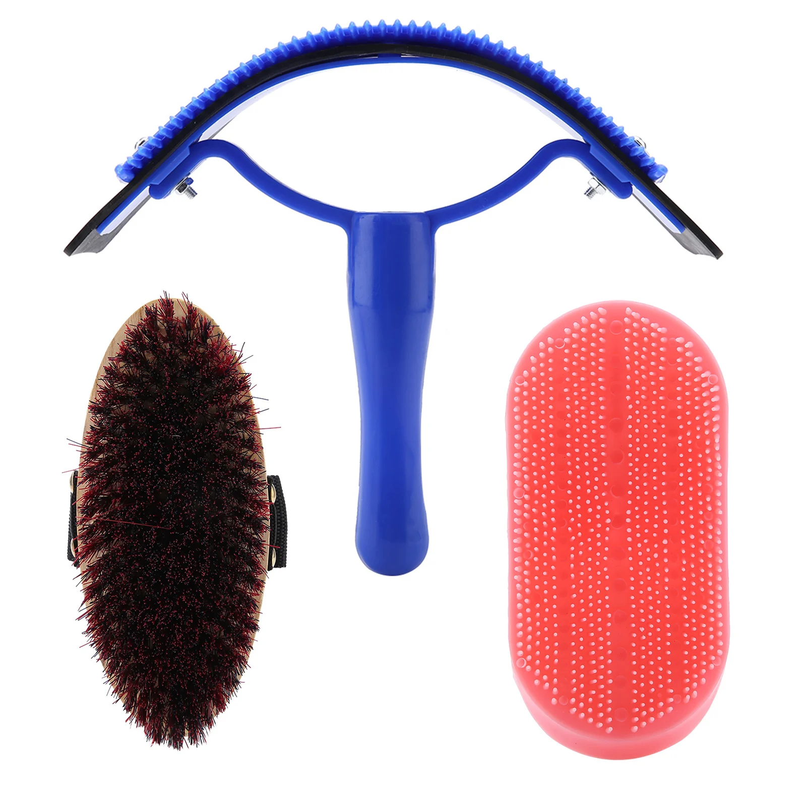 Kit de cuidado de caballos, cepillo ecuestre, peine de Curry, juego de herramientas de limpieza, 10 piezas