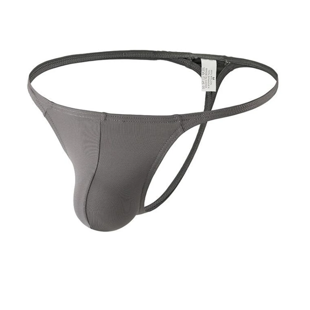 

Дышащие мужские трусы с Т-образной спинкой Adannu Bulge Pouch XL Трусы с низкой талией Спортивное нижнее белье с однотонным узором Всесезонное