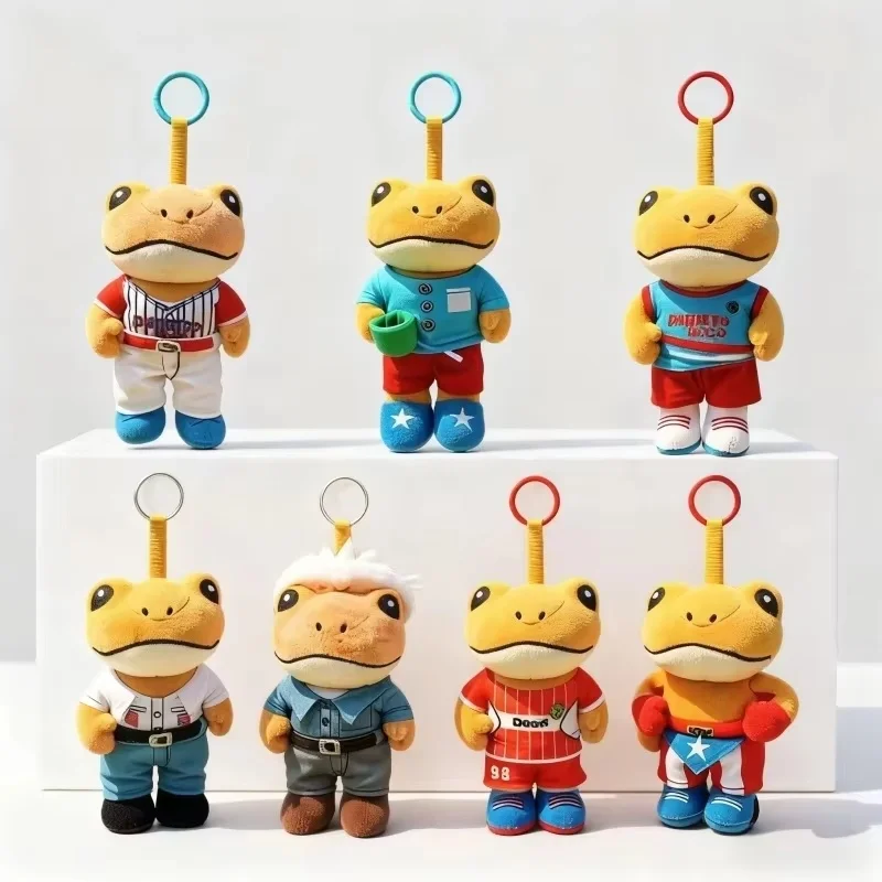 Auf Lager Sapo Concho Bad Bunny Plüsch – Niedlicher Concho Cartoon Plüschtier Schlüsselanhänger Tasche Dekor Stoffpuppe Anhänger Spielzeug Weihnachtsgeschenk