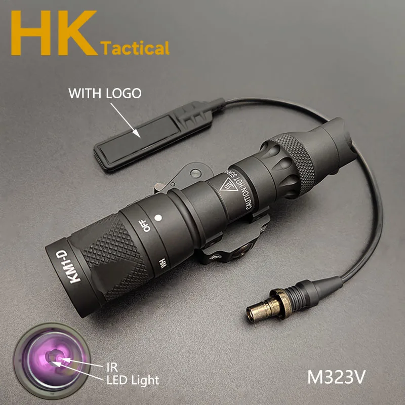 Linterna táctica M600 con LED e infrarrojos para rail Picatinny - imagen 4