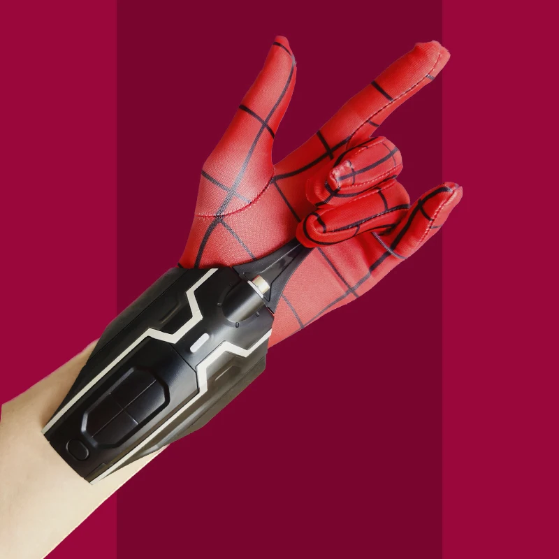 Spider-Man polslanceerapparaat, Peter Parker cosplay accessoires, schietend speelgoed voor kinderen, cadeau, spinnenzijde lanceer speelgoed - afbeelding 1