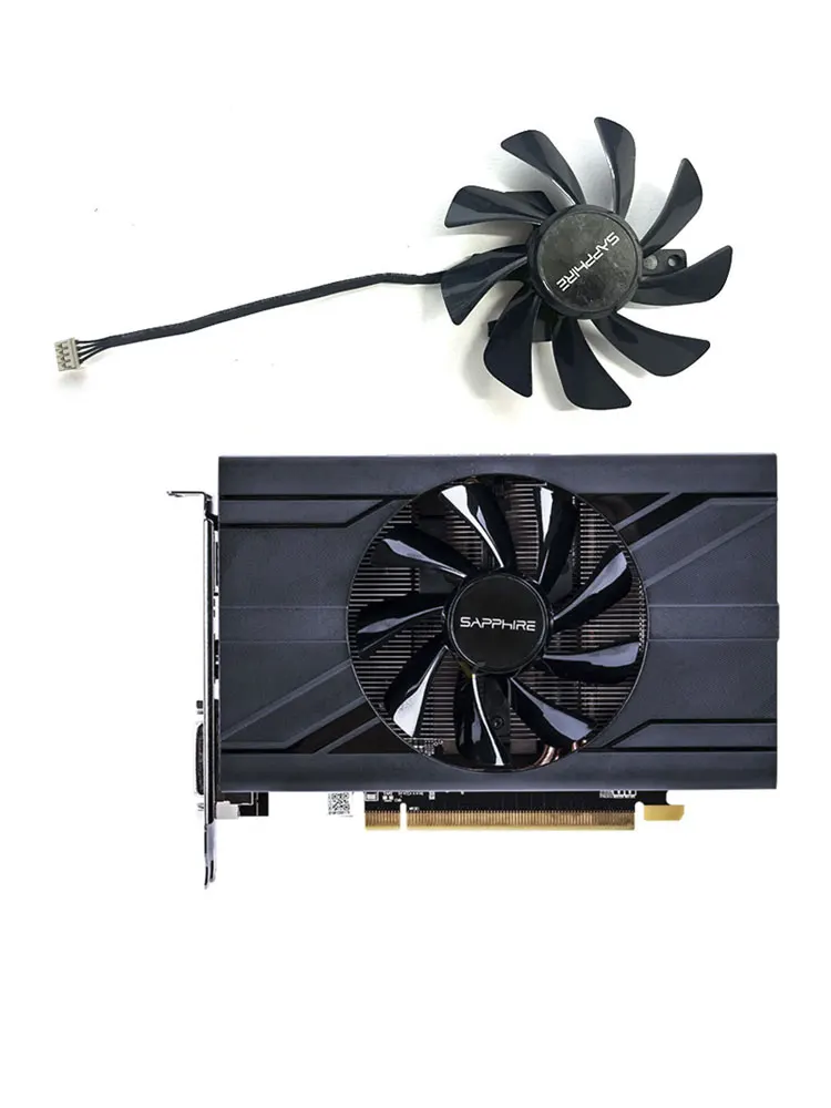 1 fan brand new for Sapphire Radeon RX570 470D R9 370 4GB Platinum OC graphics card replacement fan T129215SU