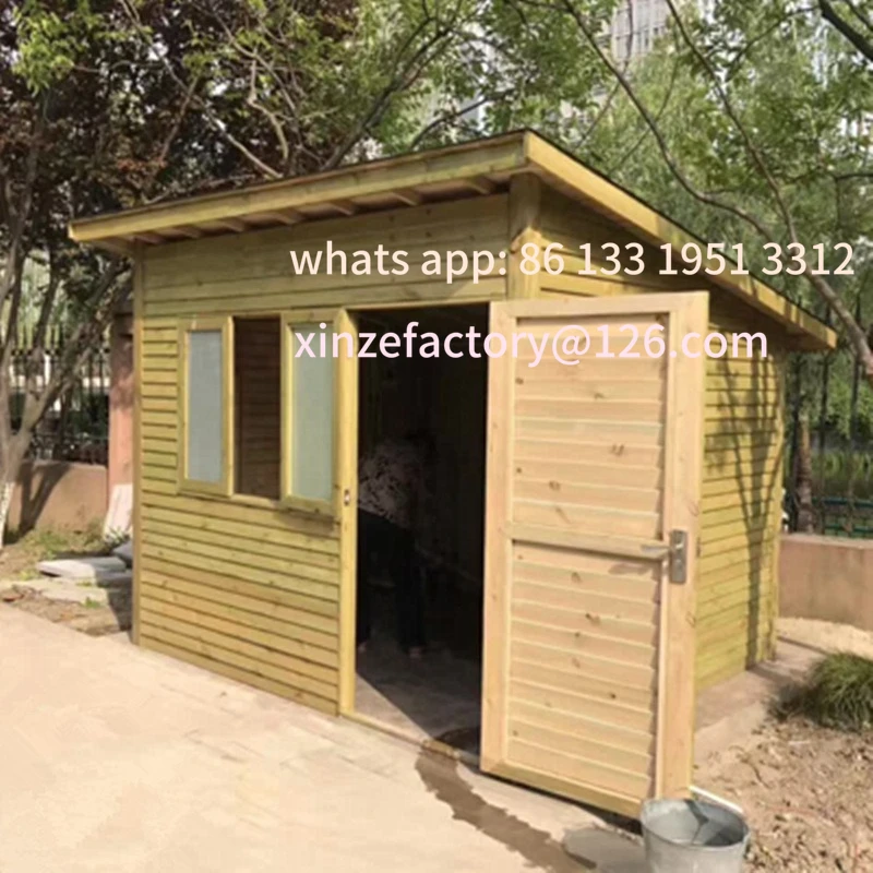 Customizable Outdoor Preservative Wood Yard Assembly Garden Cabin Living Mobile Wood House