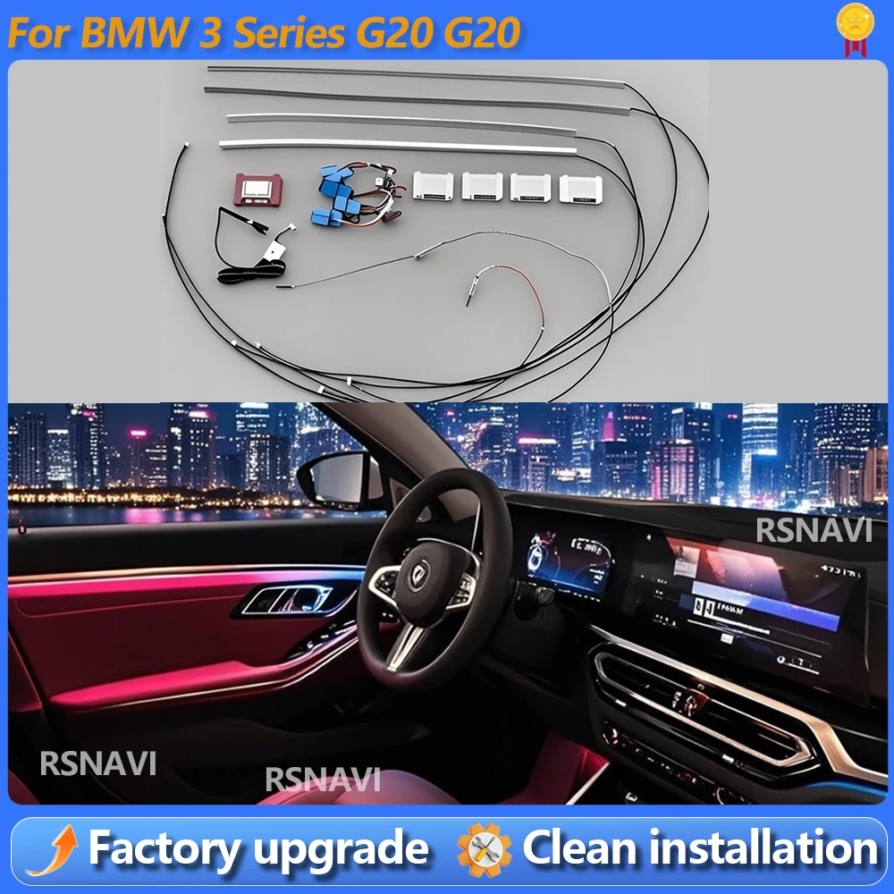 

11 Colors OEM Design Dynamic Active Contour Ambient Light for BMW 3 Series G20, G20 Enhanced Door Trim Light
