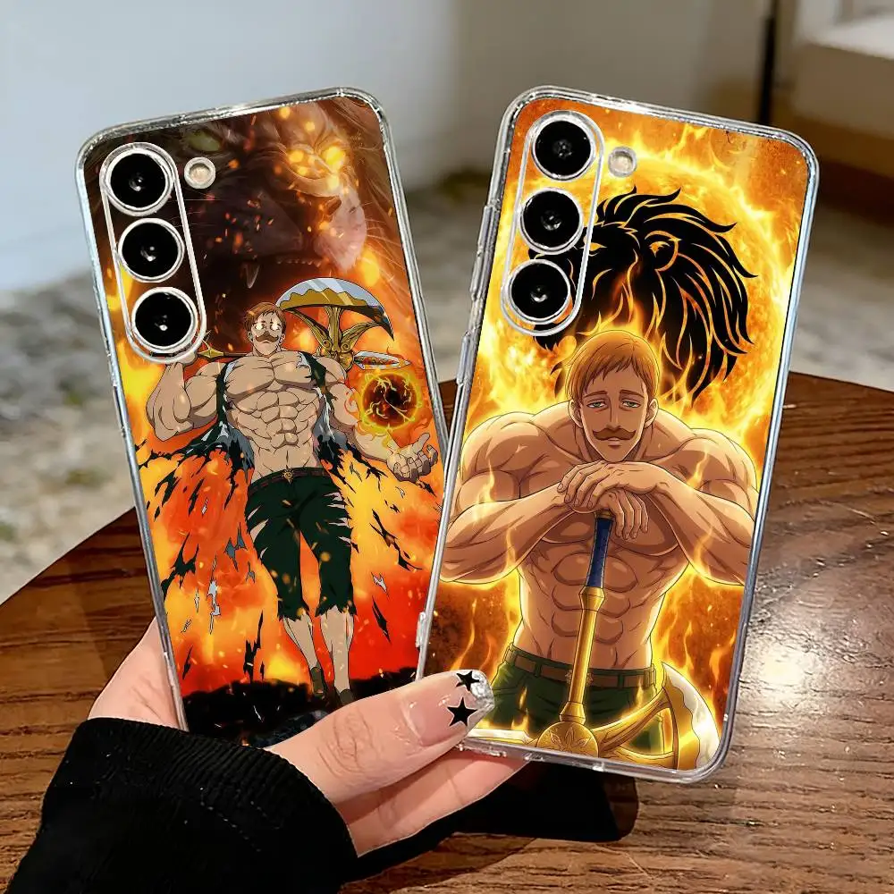 The Seven Deadly Sins Escanor  Phone Case For Samsung Galaxy A71,A70,A52,A51,A40,A30 Transparent Cover