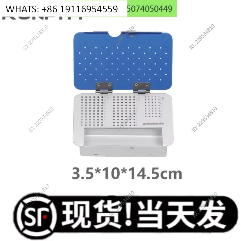 Screw Box for Stainless Steel Storage Simple Nail Cortical Bone Screw Instrument Sterilization Box
