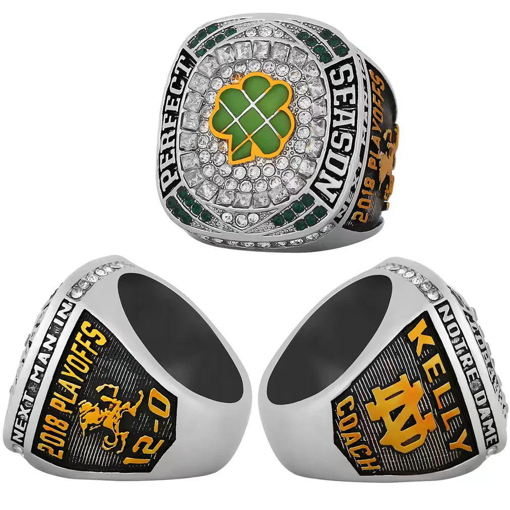 

NCAA 2018 Notre Dame University Ring Memorial Collection Hot Selling Personality Hobbies Student Memorial, Handmade Championship