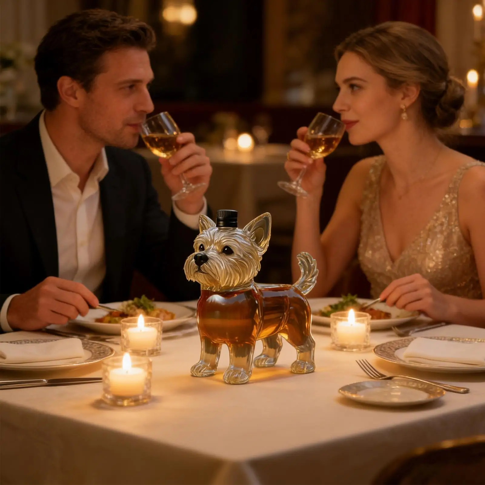 

Декантер для алкоголя 350 мл, высокопрозрачный контейнер для напитков, бутылка-декантер для семейных встреч, вечеринок, Рождества, свадеб