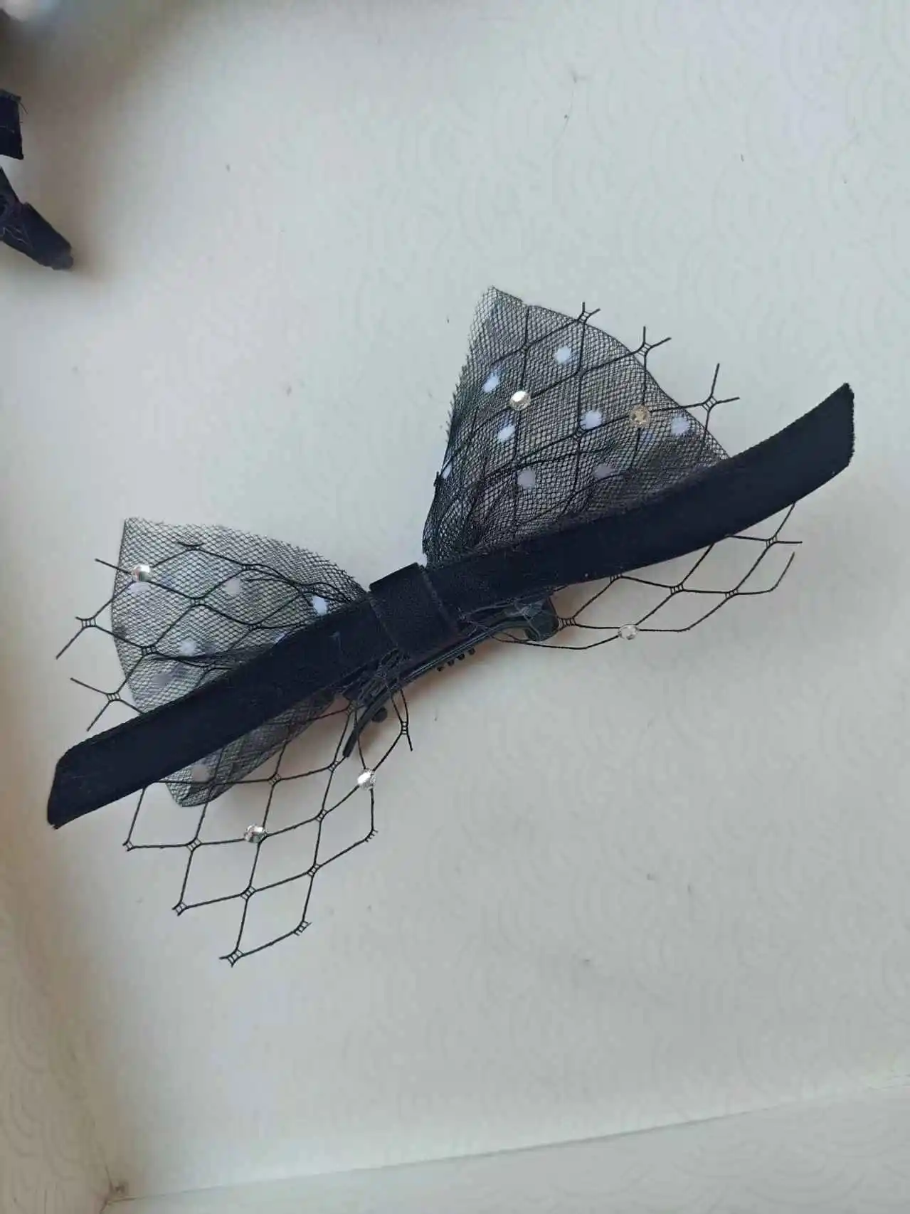 Lazo para perro hecho a mano, suministros para mascotas con perlas de diamante, lazos para el pelo para mascotas, accesorios de aseo para cachorros y perros pequeños