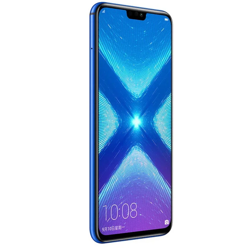HONOR 8X الهاتف الذكي البرامج الثابتة العالمية وحدة المعالجة المركزية Haisi Qilin 710 كاميرا خلفية 20MP 6.5 بوصة 3750mAh ثنائي الشريحة هاتف مستعمل