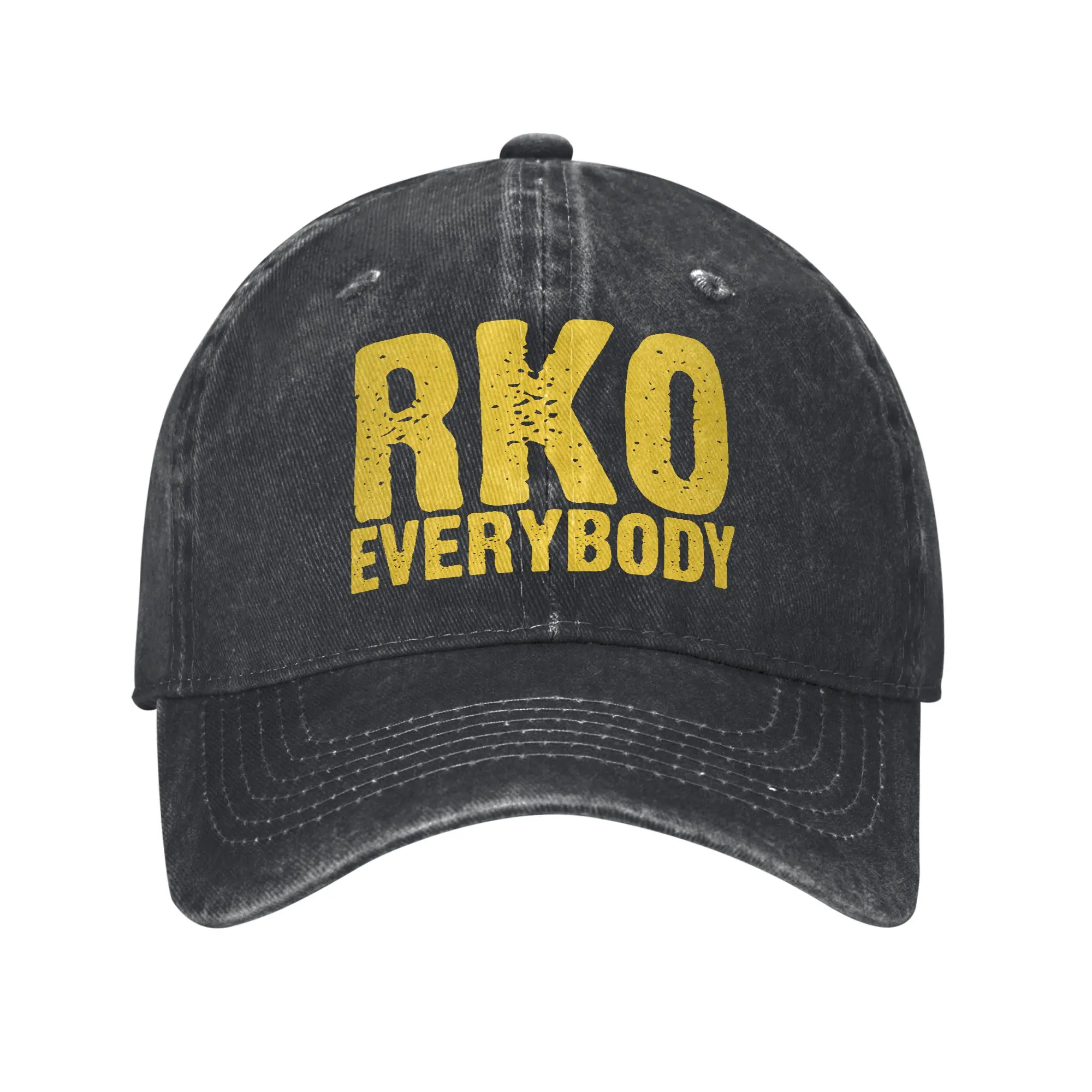 Funny Meme RKO Everybody  Unisex Baseball Caps Wrestling Distressed Washed Caps Hat All Seasons Travel Unstructured Soft Sun Cap