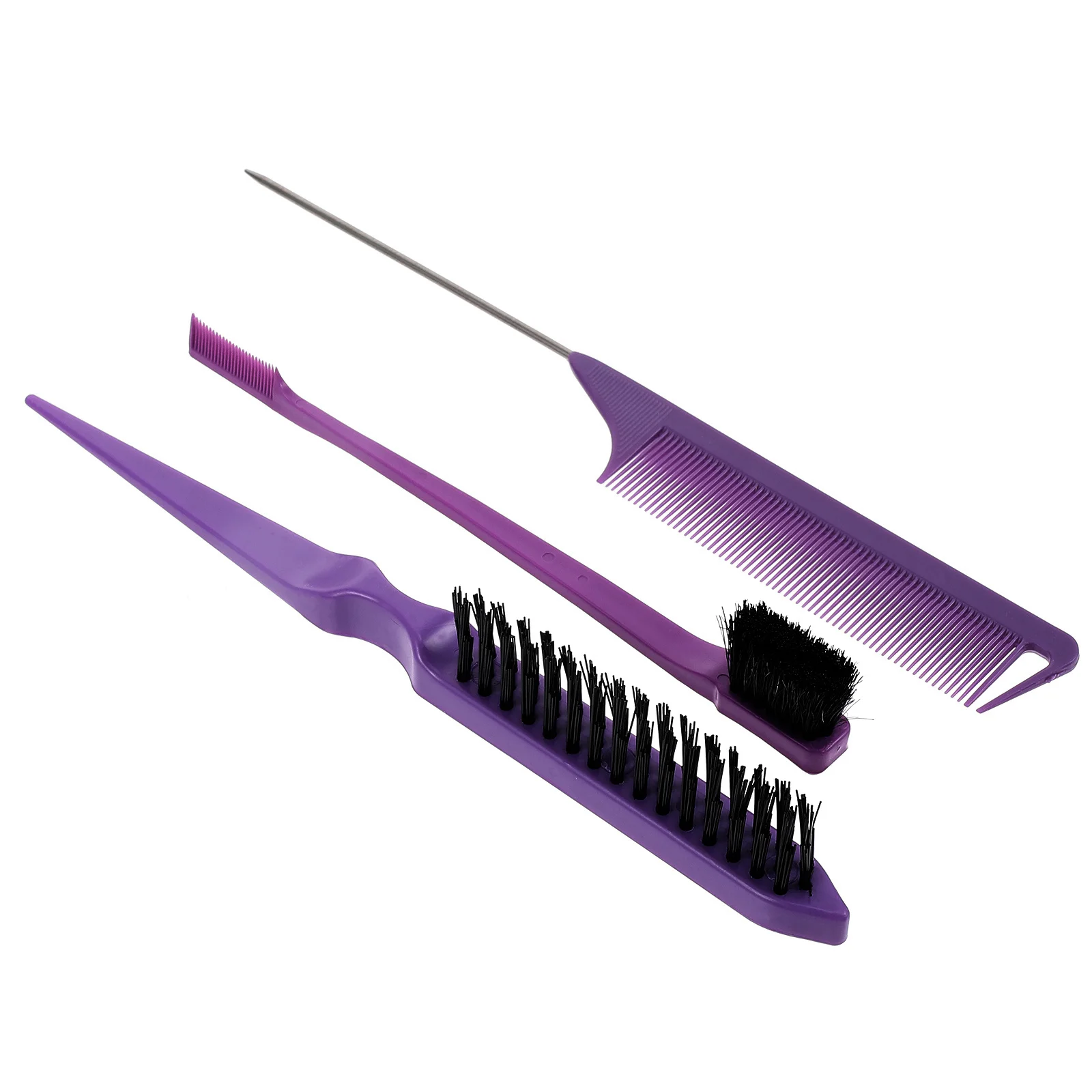 مجموعة واحدة من فرشاة تصفيف الشعر، مشط صبغ الشعر الاحترافي للصالون والاستخدام المنزلي، أدوات تصفيف بلاستيكية قابلة للغسل وإعادة الاستخدام #4