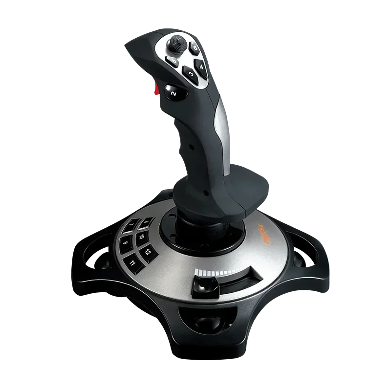 

Wired PC Flight Vibration Joystick Simulator, War Thunder Battlefield Stick