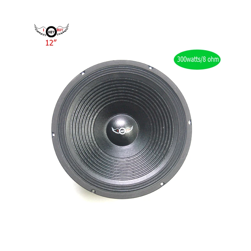 1pc 12 Inch  Bass Speaker 4 / 8 Ohm Paper Cone Cloth Edge Suspension Surround Woofer for Car Audio Home KTV Theater Stage