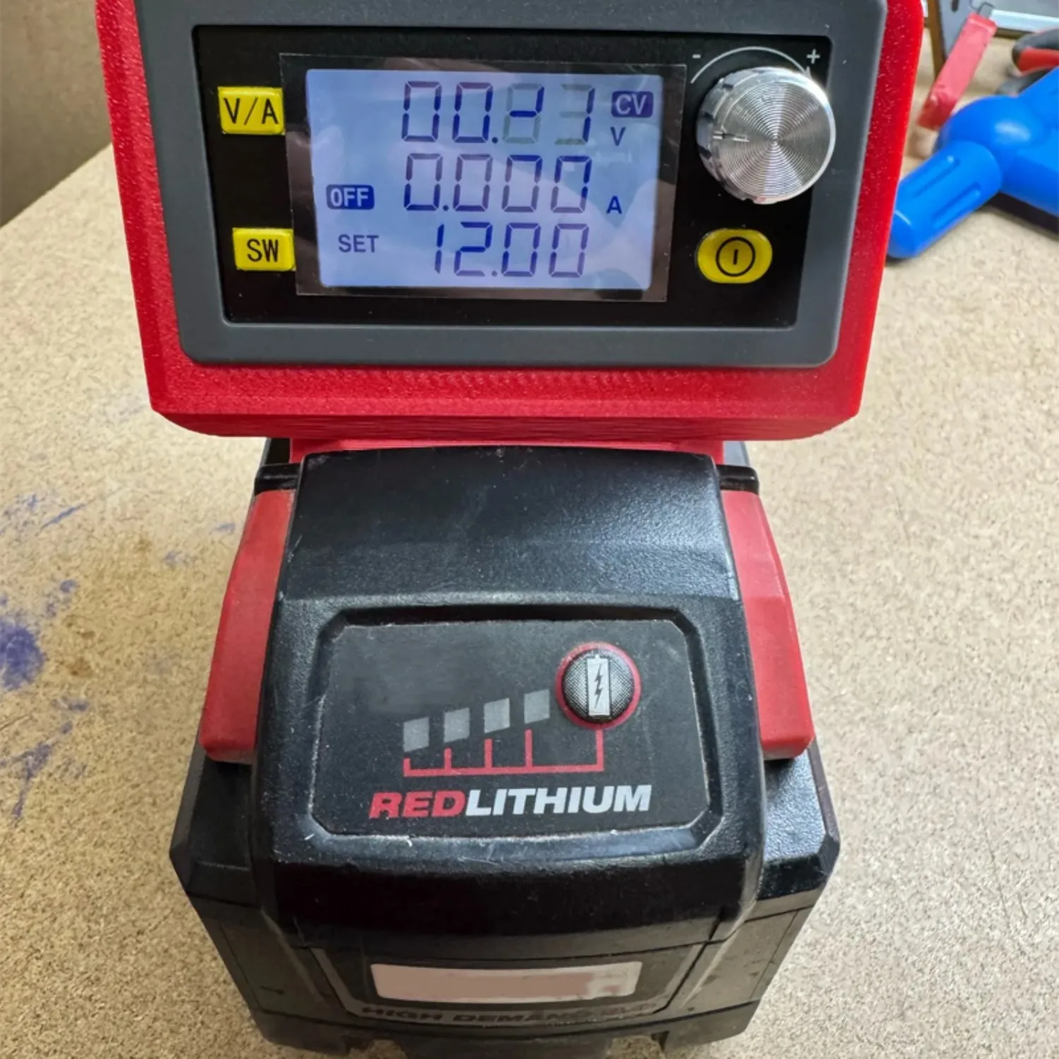 CNC Adjustable DC Power Supply For Milwaukee 18V Li-ion Battery Power Tool Accessory CNC Adjustable DC Buck-Boost Power Supply